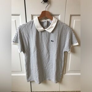 Lacoste striped polo womens